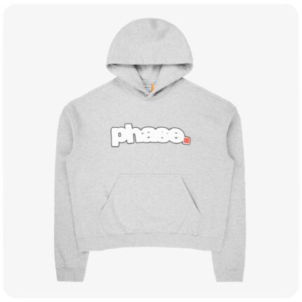 PHASE LONDON GREY 'SCRAPBOOK' HOODIE